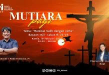 Mutiara Pagi: Memikul Salib Dengan Cinta