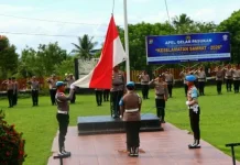 Polres Kepulauan Talaud Perkuat Pelayanan dan Jiwa Nasionalisme