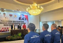 Pengurus KONI Minahasa Selatan 2025 - 2029 Dikukuhkan