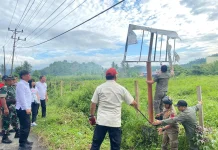Pemkab Minsel Bersihkan Jalan Protokol