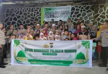 Polresta Manado Berbagi dan Pererat Silaturahmi Bersama Anak Panti Asuhan