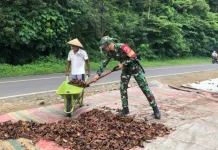 Babinsa Laksanakan Bintahwil di Kotabunan Selatan