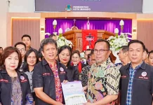 Pelantikan Panitia PSR GMIM di jemaat Bethesda Manado