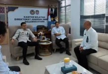 Deputi Bidang Keimigrasian dan Pemasyarakatan Sambangi Kanwil Ditjenim Sulut