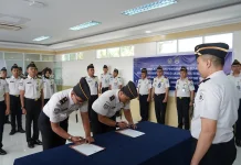 Kakanwil Ditjen Imigrasi Sulut Lantik PNS dari Alumni Poltekim Angkatan 23