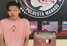 Polresta Manado Tangkap Pengedar Sabu di Sario