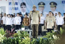 Gubernur Sulut Pimpin Apel Bulan K3 Nasional