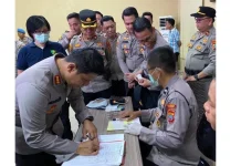 Polresta Manado Gelar Tes Urine Mendadak