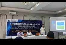 Penguatan Kapasitas HAM, Warga Wenang Diajak Saling Menghargai