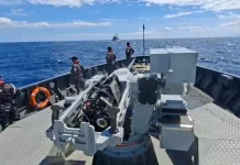 Kapal Perang Jepang Latihan Bersama 3 Unsur Kodaeral VIII di Laut Sulawesi