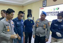 Polresta Manado Gelar Tes Urin Mendadak Bagi Personel