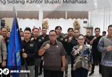 Pelantikan Pengurus PWI Cabang Minahasa