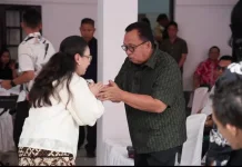 Kebersamaan di HUT Bupati Minahasa