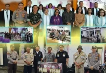 Polsek Langowan Perketat Pengamanan Minggu Sengsara Prapaskah