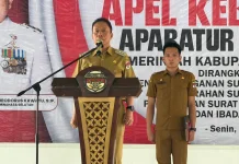 Apel Kebangsaan ASN Pemkab Minsel
