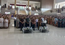 Apel Kerja, Bupati Minahasa Tekankan Integritas