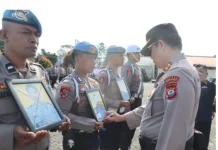 Polres Minahasa PTDH Tiga Anggota Polisi Bersangkutan