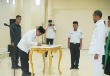Pelantikan dan Pengambilan Sumpah Penjabat Sangadi Desa Kuala