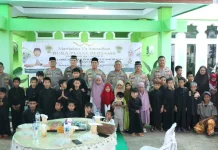 Polres Kotamobagu Buka Puasa Bersama Bhayangkari, Anak Panti Asuhan dan Awak Media