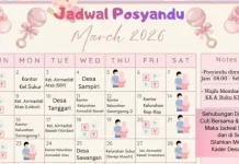 Puskesmas Airmadidi Rilis Pelayanan Posyandu Bulan Maret 2026