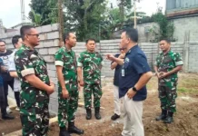 Dandim 1302/Minahasa Dampingi Peninjauan Pembangunan KDKMP di Tomohon