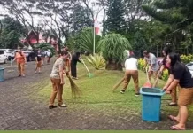 Inspektorat Minut Gelar Korve Dukung Gerakan Indonesia Asri