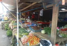 Stok Pangan di Pasar Kawangkoan Minahasa Jelang Idulfitri Dipastikan Aman