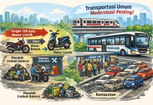 Konversi 120 Juta Motor Listrik Perlu Diimbangi Modernisasi Transportasi Umum