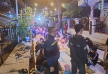 Bhabinkamtibmas Polsek Singkil Monitoring Kegiatan Sahur Warga Ketang Baru