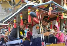 Kapolres Tomohon Antar Perwira Purna Tugas