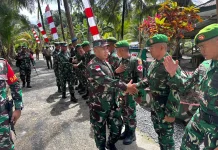 Pangdam Merdeka Sambangi Prajurit Jajaran Kodam di Miangas