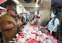 Pemkab Minahasa Lakukan Sidak Stabilisasi Harga di Pasar Tradisional