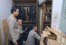 Kapolres Minahasa Cek Gudang Senjata Api, Pastikan Pengelolaan Sesuai Prosedur