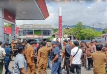 Sidak Pasar,BBM dan LPG jelang Libur Keagamaan di Minahasa