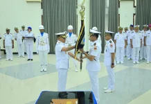 Wadan Kodaeral VIII Pimpin Upacara Sertijab Danlanal Melonguane