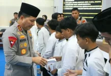 Polda Sulut Gelar Buka Puasa Bersama   100 Anak Yatim