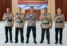 Kapolres Talaud Pimpin Sertijab Kabagren hingga Kapolsek