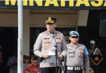 Polres Minahasa Gelar Apel Operasi Ketupat Samrat 2026