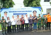 Polda Sulut dan Bulog Gelar Gerakan Pangan Murah