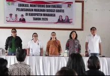 Edukasi Evaluasi dan Monitoring MBG di Minahasa