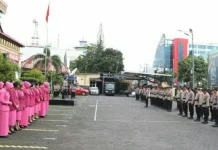 Kapolresta Manado Pimpin Sertijab Pejabat Utama