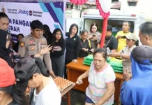 Polres Minahasa Gelar Gerakan Pangan Murah Serentak
