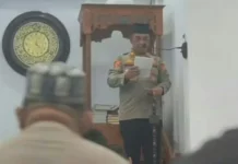 Kabag Ops Polres Mitra Jadi Khatib Sholat Jumat