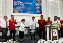 Bupati Wongkar Hadiri Rakerda Komda Pelayanan Pria Pantekosta GPdI Sulut 2026