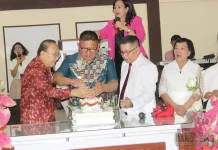 Wabup Kawatu Hadiri HUT Ke- 17 GPdI Shekina Tumpaan Baru