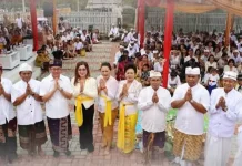 Tradisi Melasti Sambut Nyepi di Manado