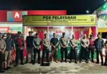 Polres Kotamobagu Siagakan Personel di Empat Pos Strategis