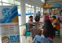 Mudik Lebaran, Jasa Raharja Sulut Cek Kesehatan Gratis di Pelabuhan Manado