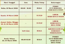 Cuti Bersama dan Libur Nasional, Ini Jadwal Pelayanan Puskesmas Kauditan