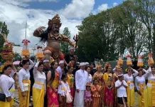 Umat Hindu Manado Gelar Tawur Kesanga dan Pawai Ogoh-ogoh di Lapangan Tikala